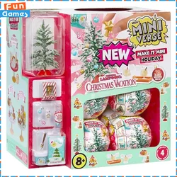 MGA Miniverse Mystery Box Fugure Christmas Limited Series Make It Mini Holiday Lucky Figures Diy Custom Girl Birthday Gift