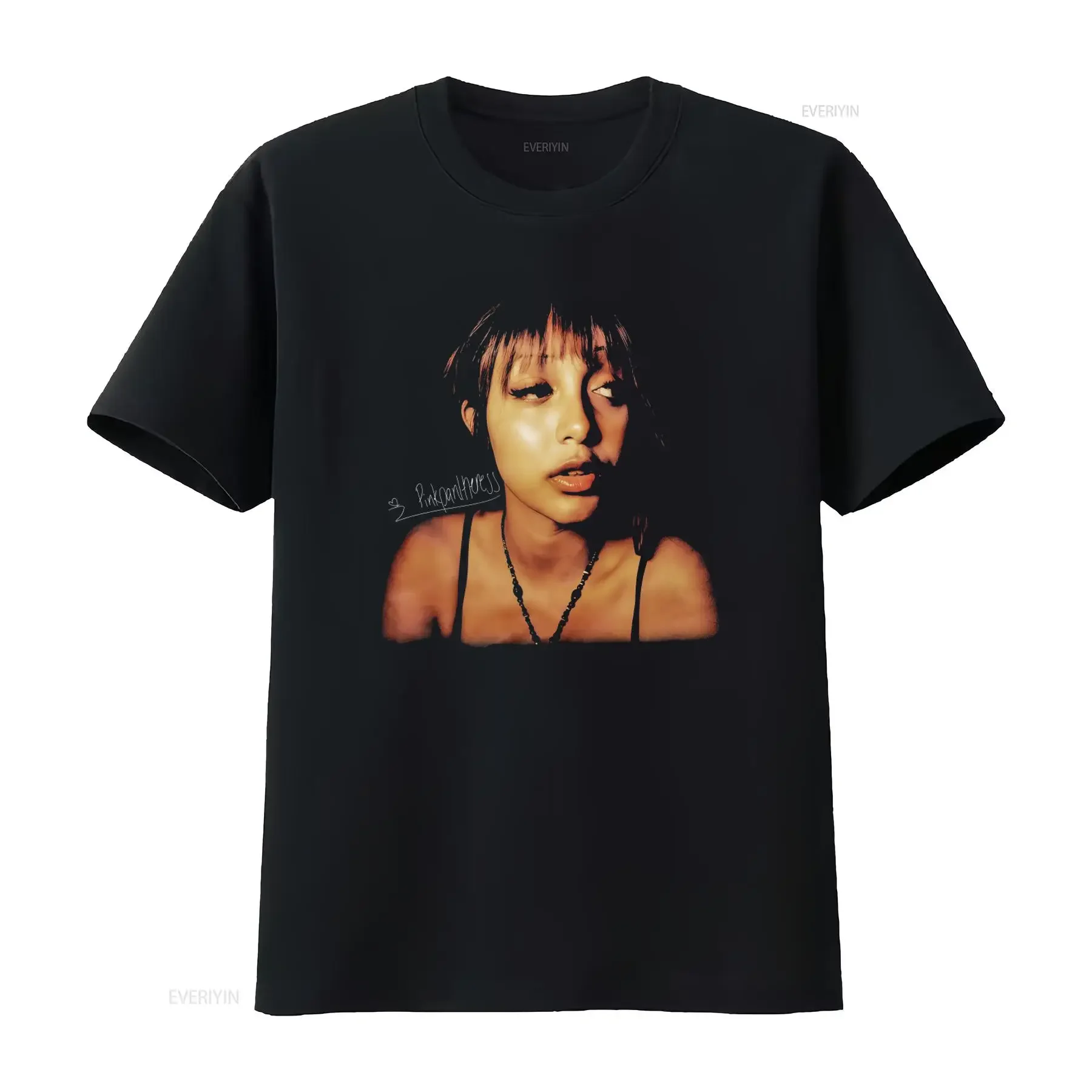 PinkPantheress Vintage Homage Fan Concert Merch Cotton T Shirt vintage Washed Stylish homme designer clothes streetwear