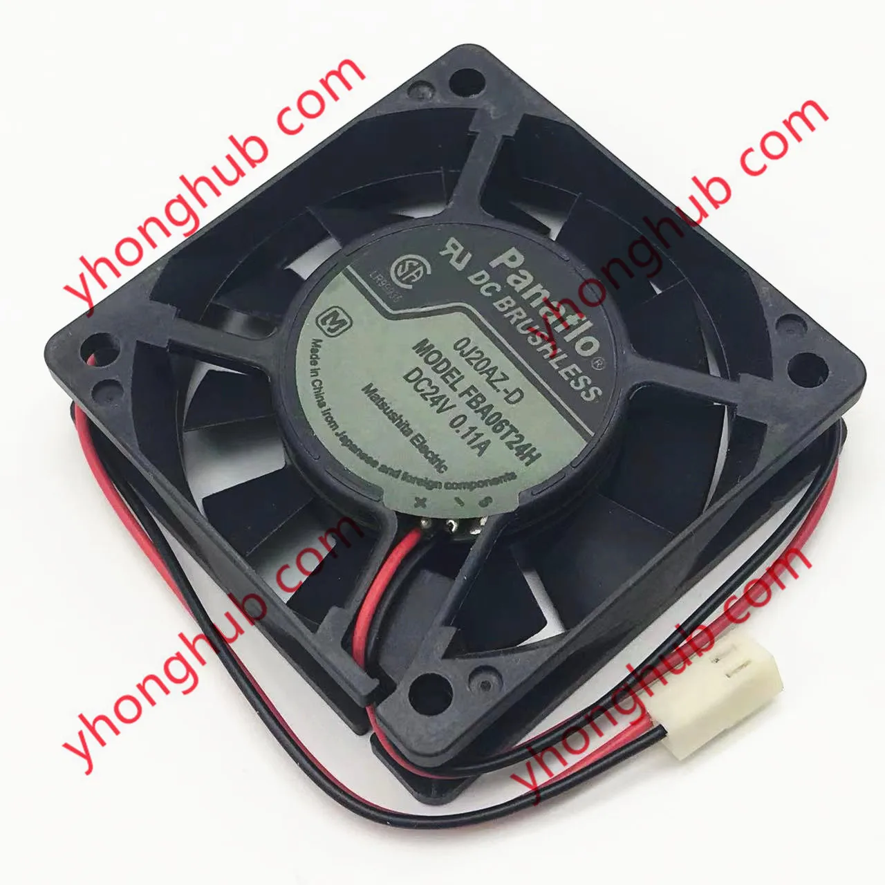 

Panaflo FBA06T24H DC 24V 0.11A 60x60x15mm Server Cooling Fan