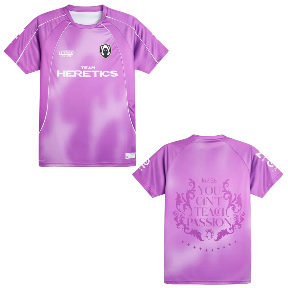 Summer Men's Women's 3D T-Shirts 2026 New Team Heretics Champions Jersey LOL VALORANT CS2 Esports Club Customizable Tops