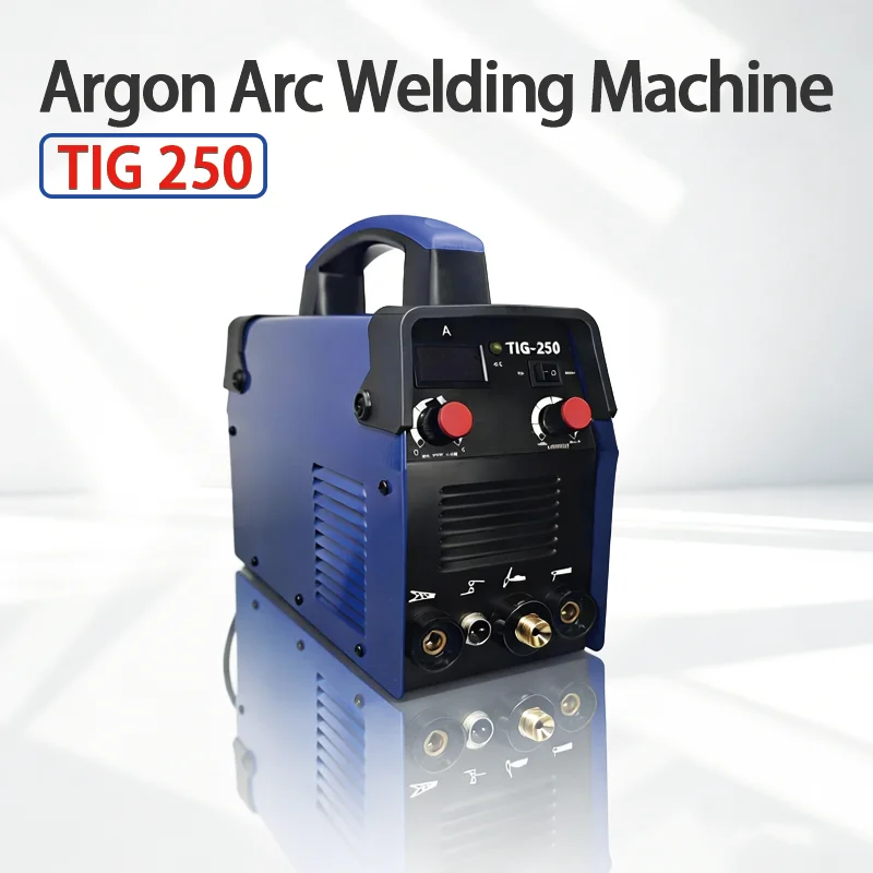 TIG-250 Portable TIG Welder 220V Household Use Stainless Steel Thin Plate Welding Knob Adjustment Easy for Beginners Industrial