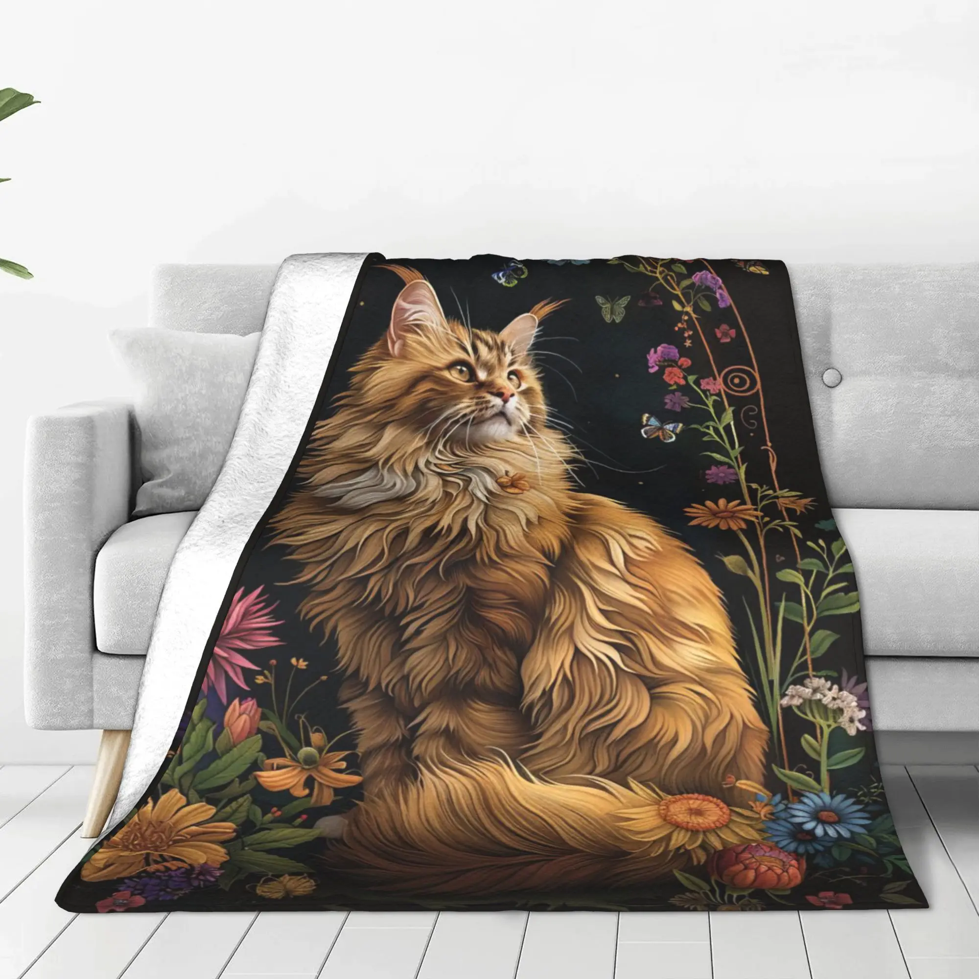 

Flannel Blanket Warm Soft Fluffy Adult Sofa Bed Throw Blanket for Living Room Comfortable Bedspread Outdoor Travel BL 105109