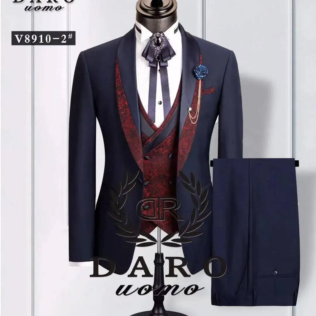 Plus Men's Suit Dress 24 Three Piece Set SUIT Banquet Party Suit Set