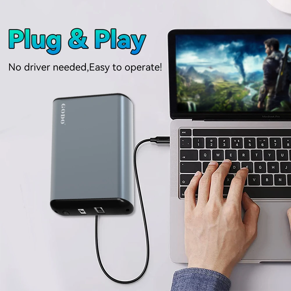 Hyper Base Mix 6T لـ PS5/PS4/Xbox/PS3/PS2/PS1 Launchbox ونظام RetroBat & Playnite 3-in-1 Game HDD مع AAA & 3D وألعاب ريترو