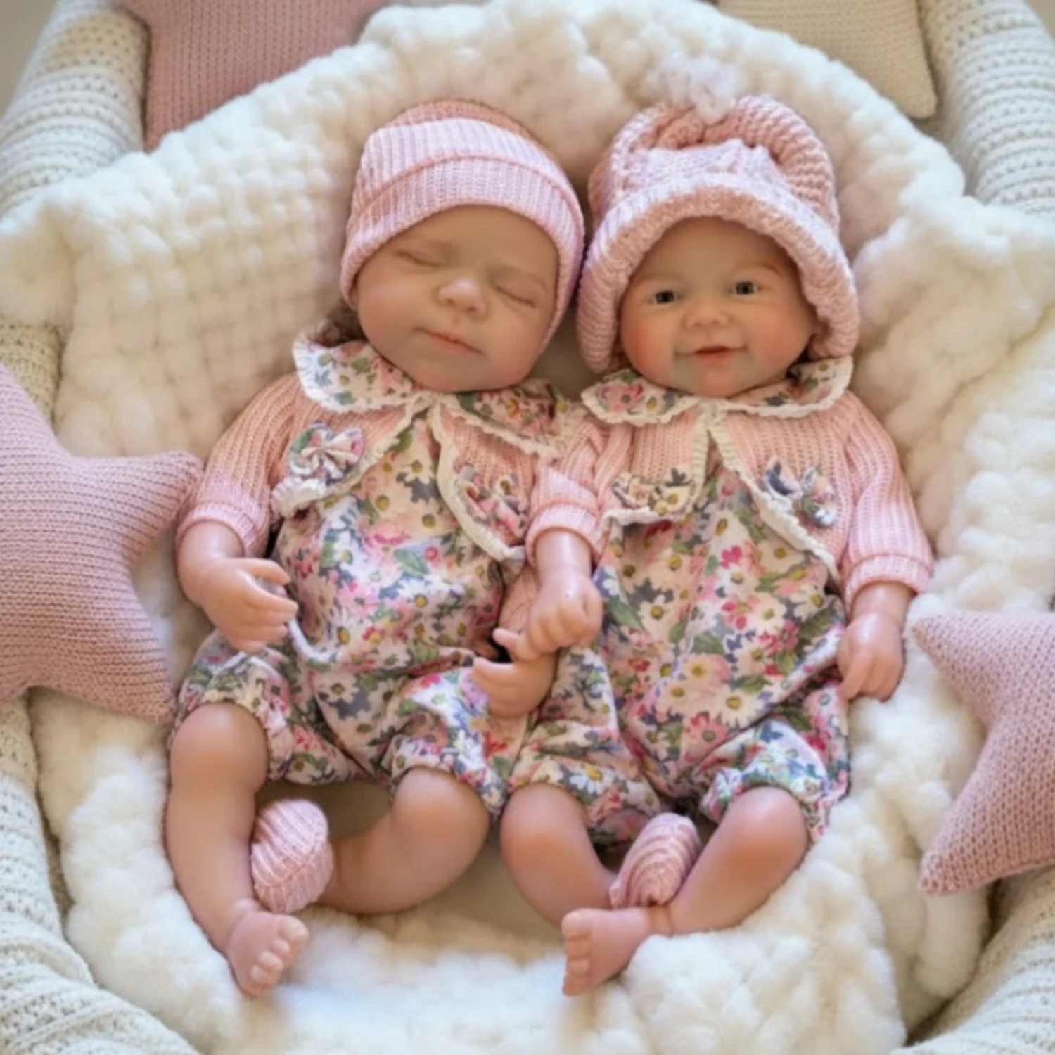 

13Inch Open Mouth Silicone Pascale/Vivienne Bebe Painted Full Body Soft Silicone Newborn Dolls For Kid Silicona Cuerpo Entero