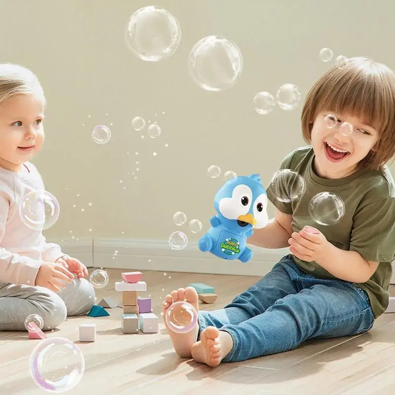 Cartoon Bubble Maker Kids Automatic Bubble Machines Cute Bubbles Maker Machine Outdoor Toys For Children