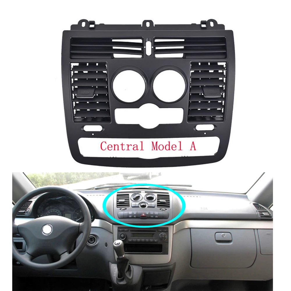 

Car AC Vent Grille Left Right Central Air Vent Outlet Cover Panel For Mercedes Benz Vito Viano W636 W639 2004-2015