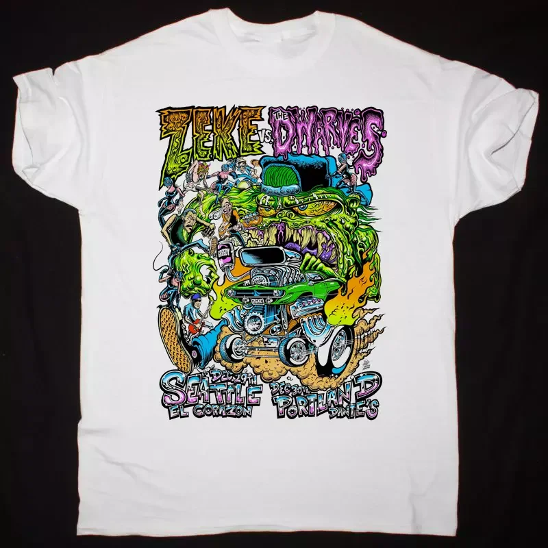 The Dwarves ZEKE Portland Short Sleeve T Shirt Full Size S-5XL