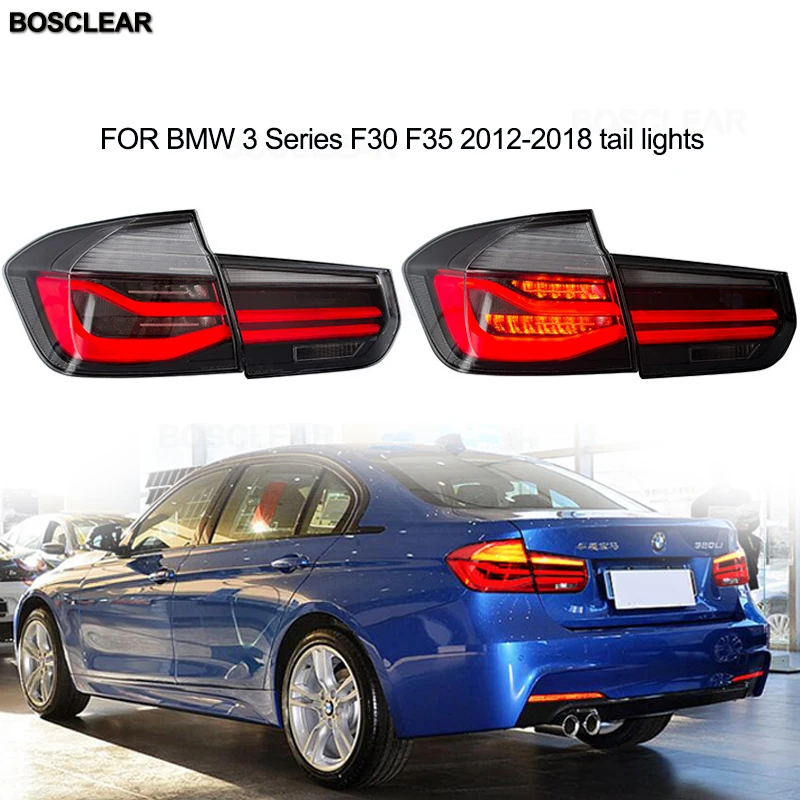 Video Car Styling case Tail Light For BMW F35 F30 318i 318Li 320i 3 series Taillight 2013~2017 Rear Brake+Reverse+Signal Lamp