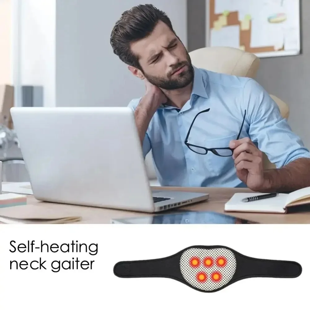 التورمالين الرقبة هدفين الأيونات السالبة المغناطيسي الذاتي الاحترار الأشعة تحت الحمراء البعيدة طوق عنق الرحم للرجال النساء الاستخدام اليومي لتخفيف آلام الرقبة #5