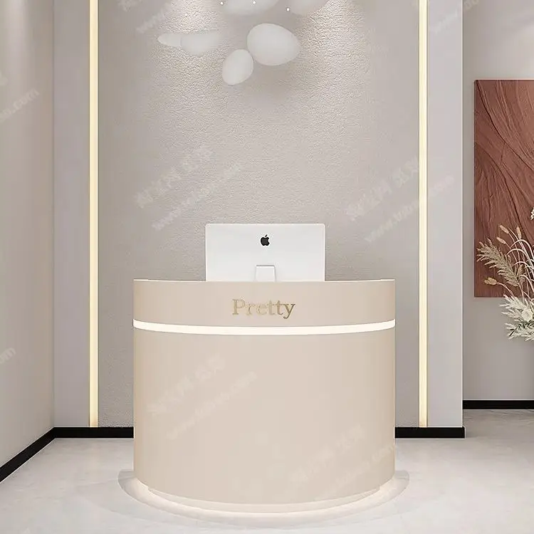 

Beauty salon Small checkout page Light luxury Internet celebrity clothing store Stall bar Simple modern front desk Reception