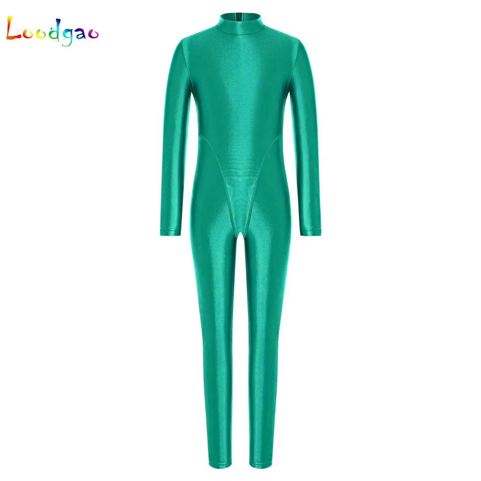 

Kids Girls Ballet Dance Romper Gymnastics Jumpsuit Long Sleeve Back Zipper Sports Workout Yoga Training Performance Bodysuit