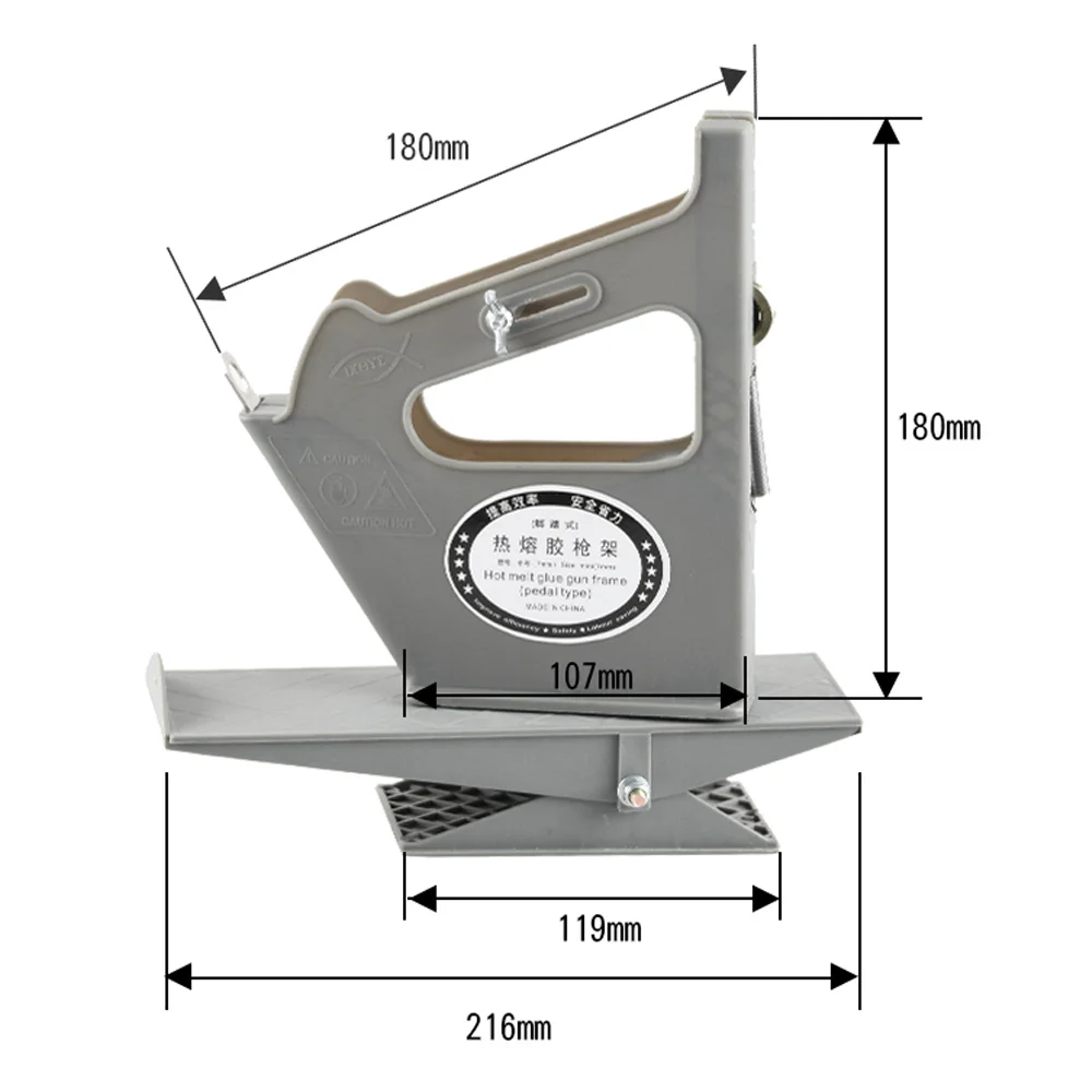 Pedal-Type Hot Melt Glue Stand, Saves Time and Effort, Improves Efficiency, Widely Used in Factory Processing, Handicrafts, Etc.