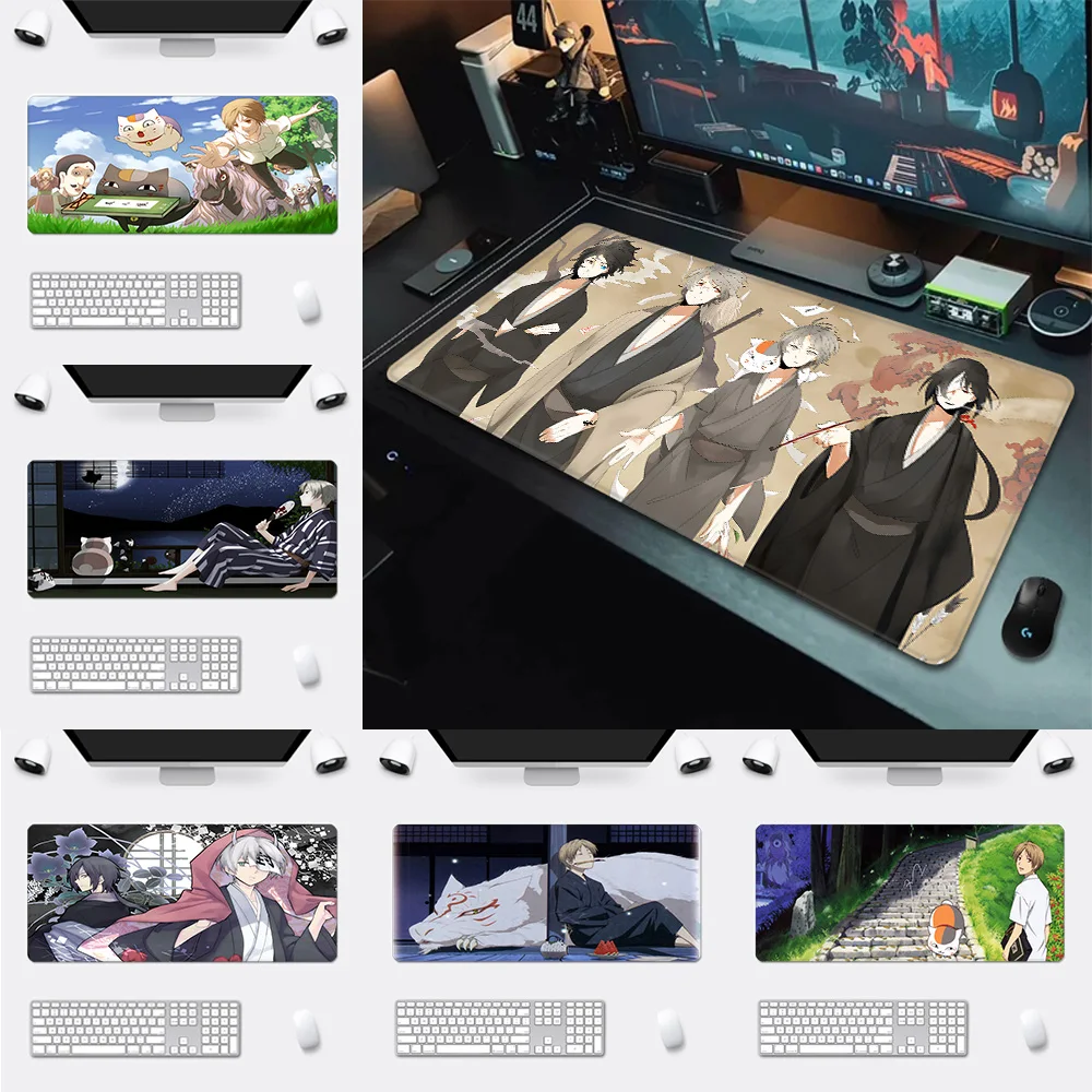 

Comics Natsume's Book of Friends Mousepad HD Printing Computer Gamers Locking Edge Non-slip Mouse Pad XXL90x40cm Keyboard PC