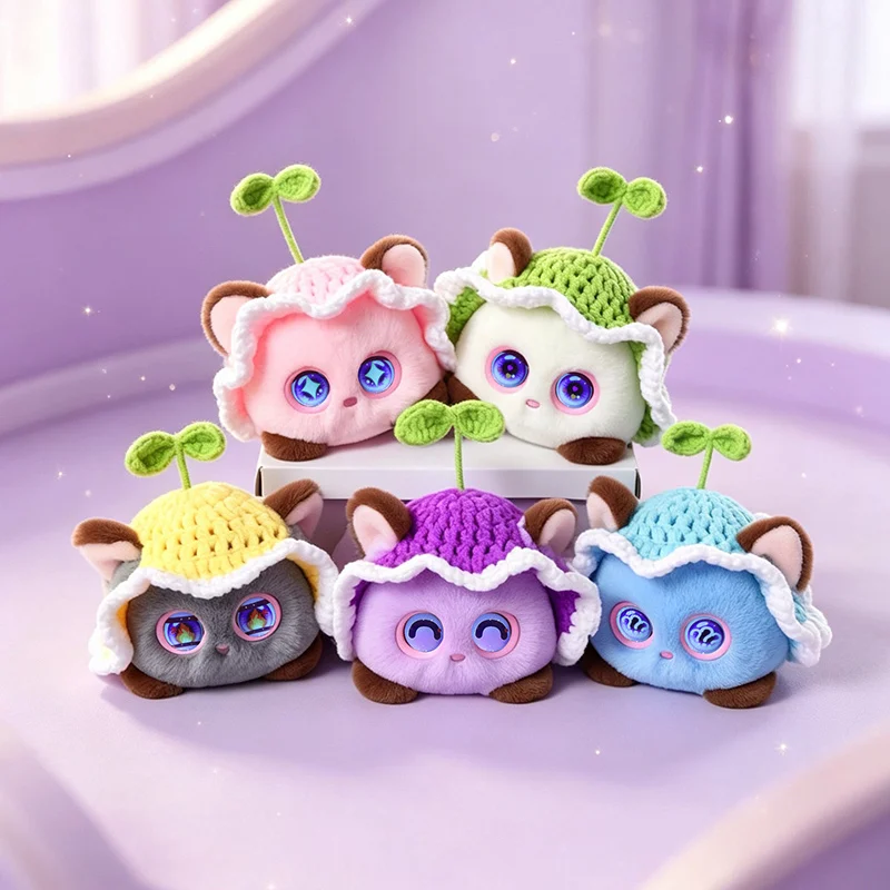 9cm AI Cat Robot Plush E-Pet Emotional Chatting Companion Toy Education Cartoon Stuffed Doll Voice Dialogue Portable Design