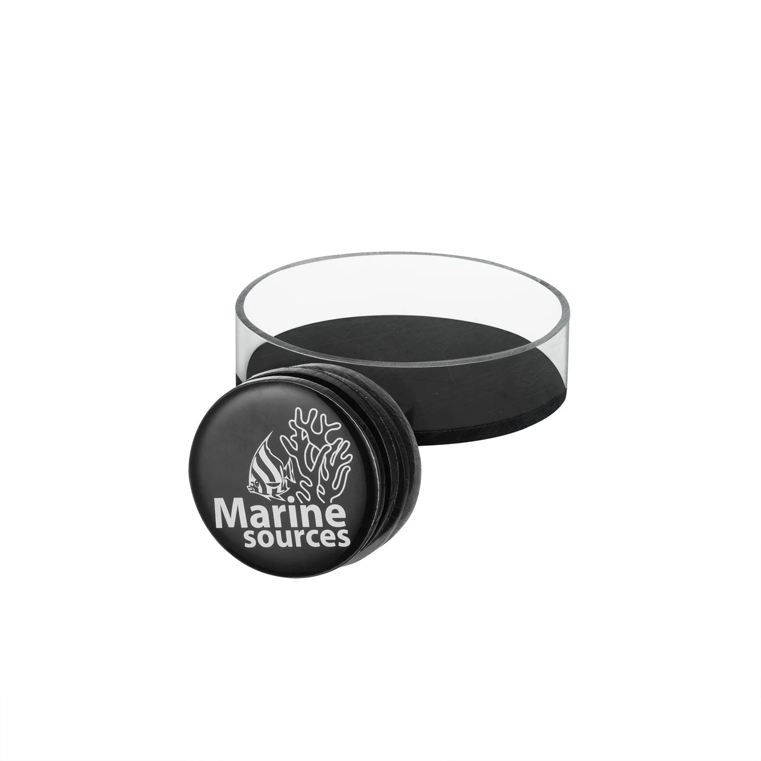 رف أظافر مرجاني مغناطيسي أسود مقاس 70 مم من المصادر البحرية - رف عائم قوي لمرجان SPS، أداة حوض السمك المضادة للانفجار #3