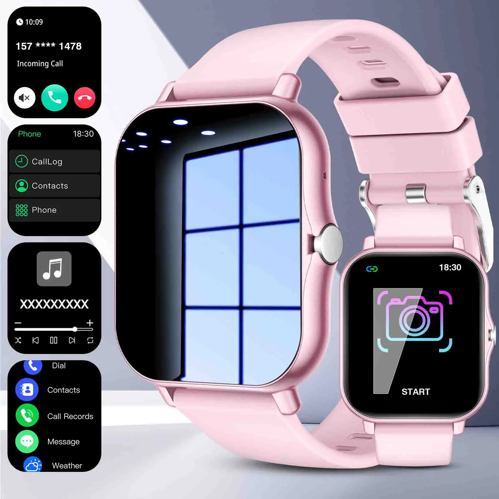 2026 New Upgraded Full-Touch Screen Smartwatch, Unisex Model with High-Definition Display, Supports Wireless Calls, Multi-Functi