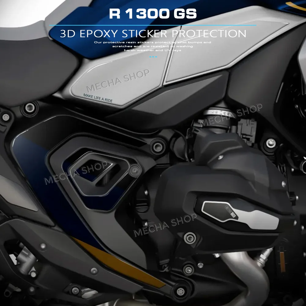 

Для мотоцикла BMW R 1300 GS 2025-2026: Комплект 3D-наклеек из эпоксидной смолы, аксессуары для мотоциклов, наклейки на панель сиденья