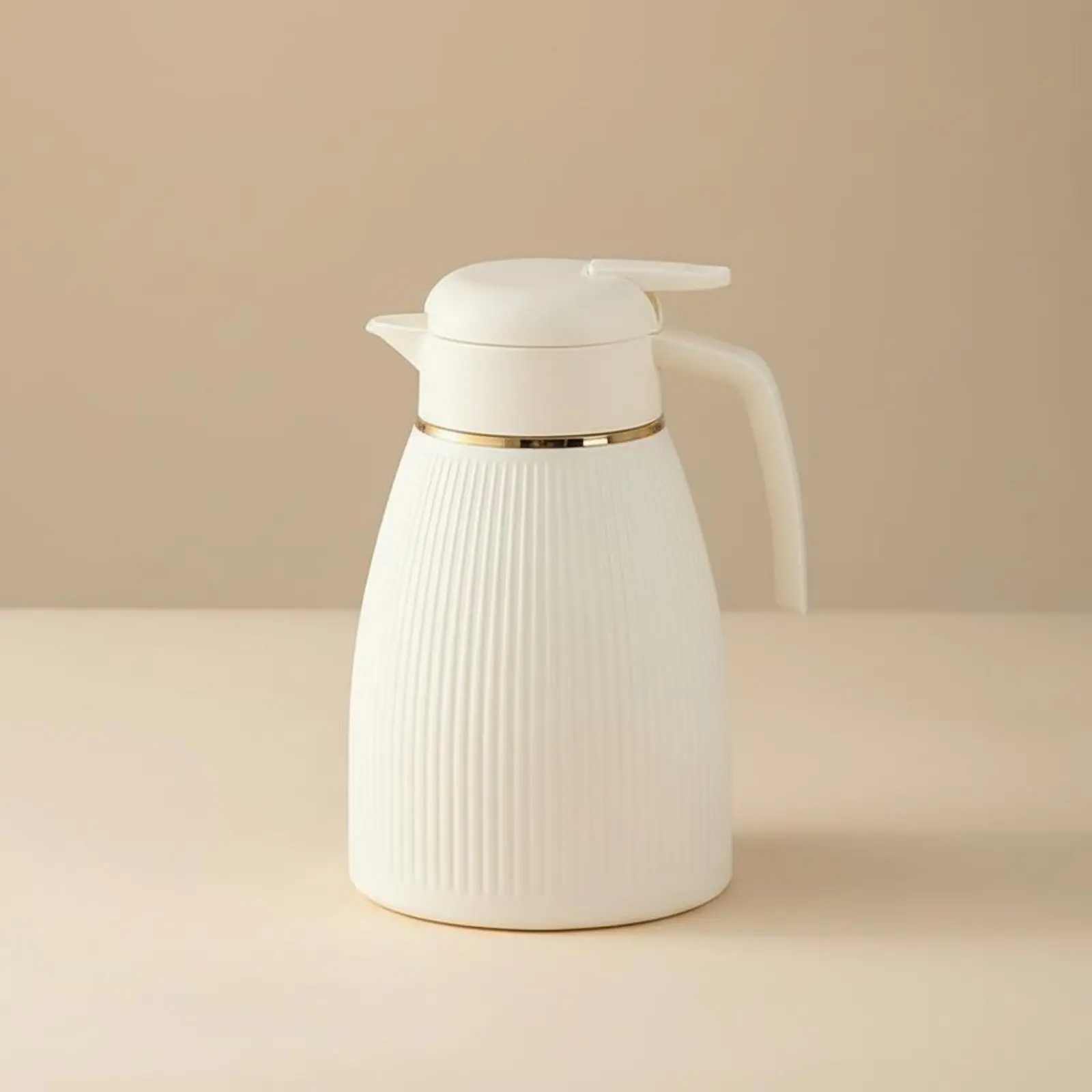 1L Hot Water Dispenser Large Capacity Middle Eastern Tea Bottle Glass Lined Coffee Jug 12-Hour Temperature Retention