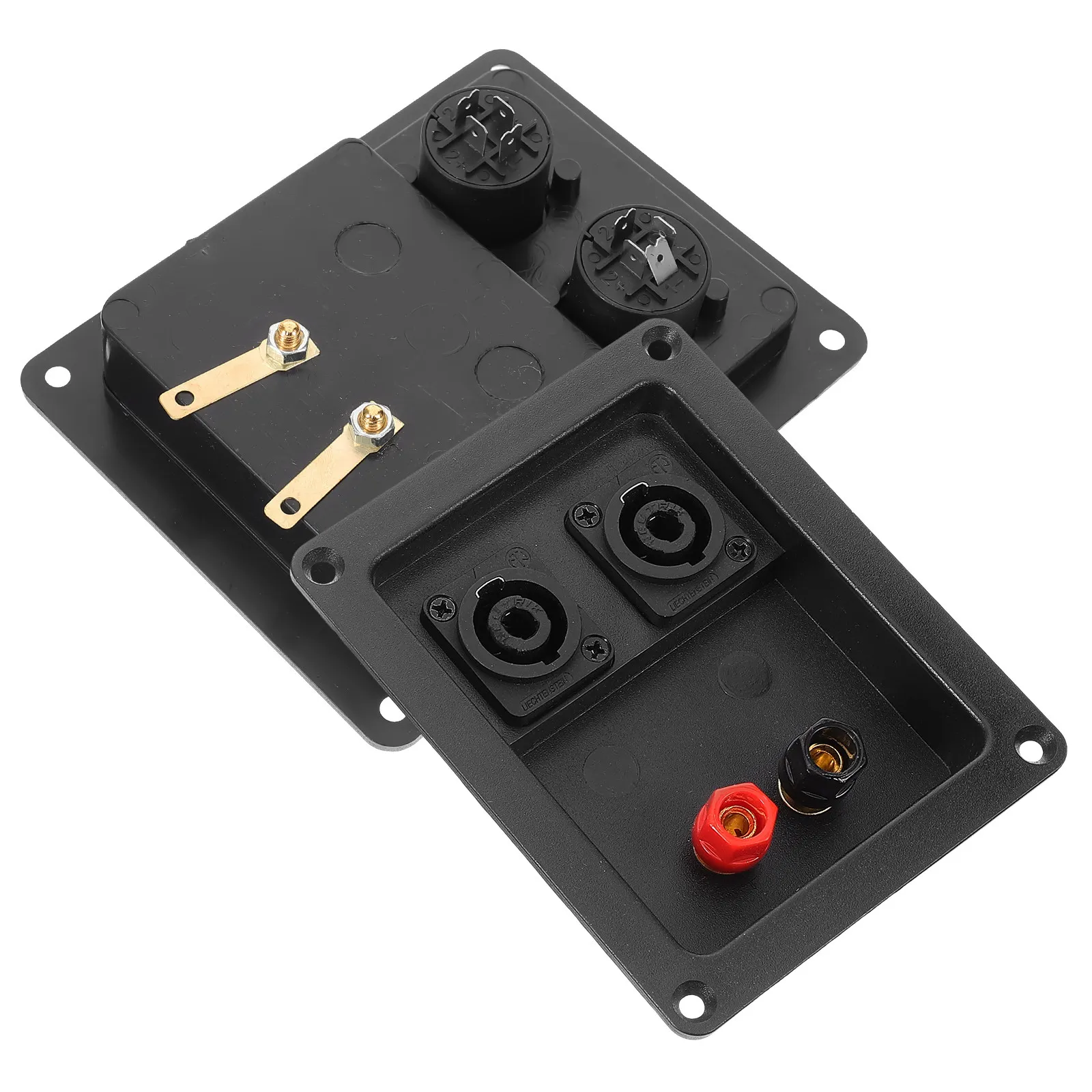 2Pcs Speaker Terminal Cup Professional Audio Connector for Stage Concerts Conferences DIY Speaker Box Subwoofer Enclosure