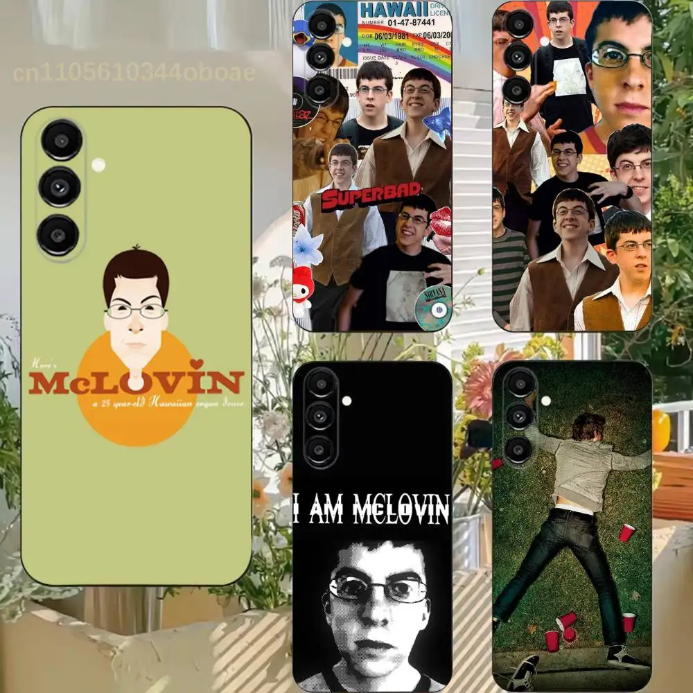 Mclovin Movie Superbad Phone Case For Samsung S25,24,21,22,23,20,S30,Ultra,Plus,Fe,Lite,Note,5G Black Cover