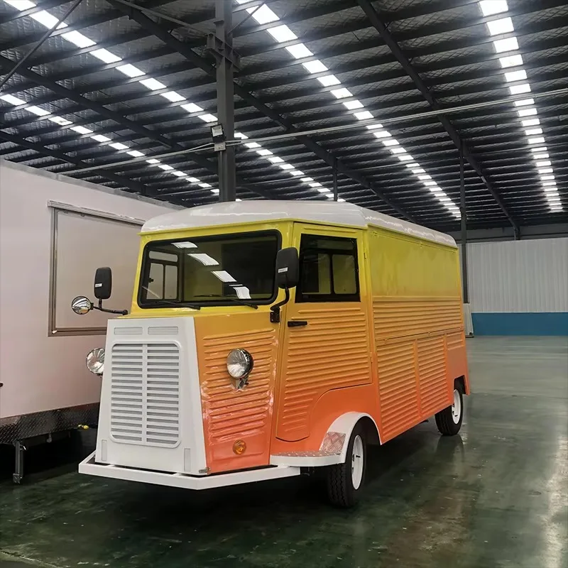 15ft هوت دوج شاحنة طعام الآيس كريم شاحنة مطعم متنقل للوجبات السريعة