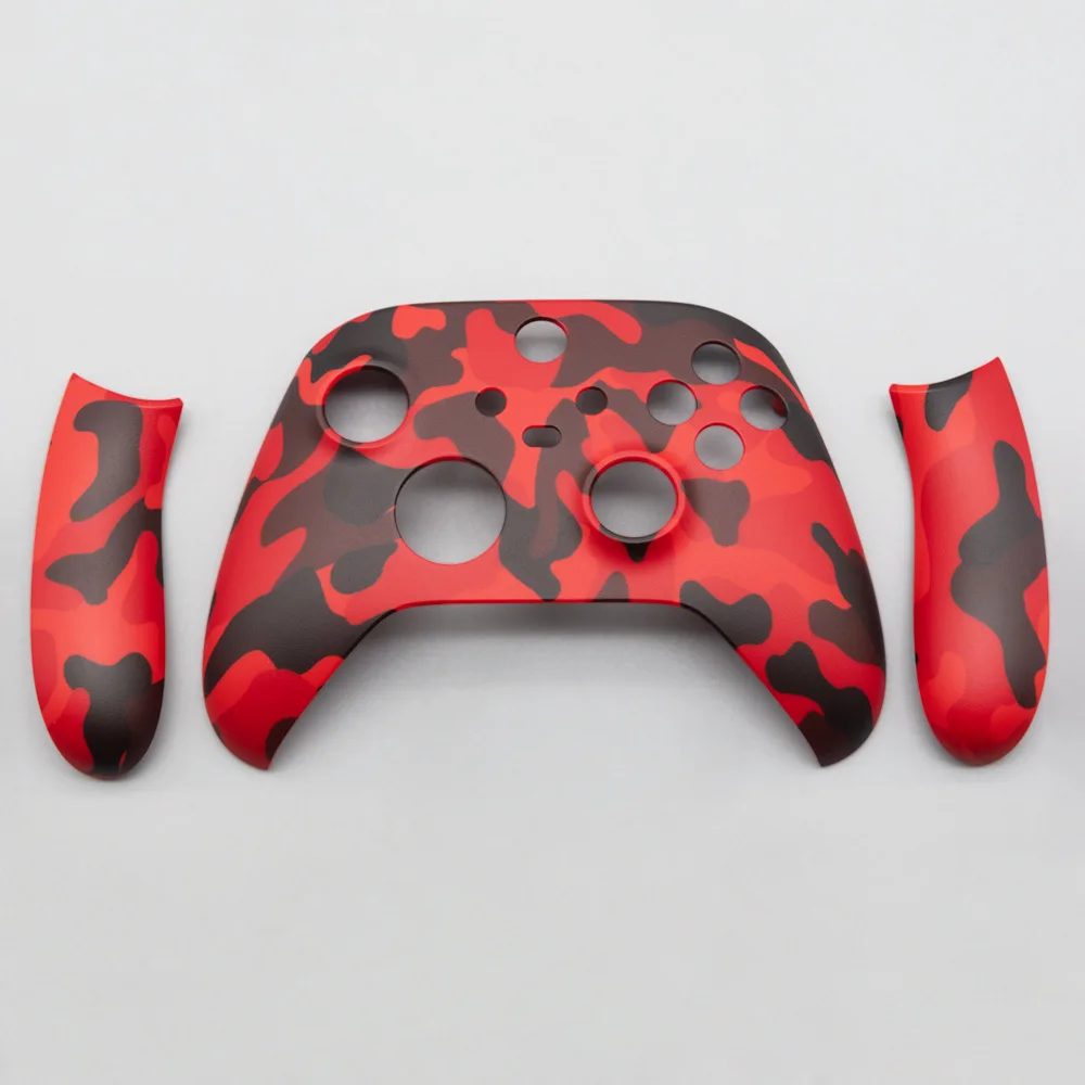 Custom Shell Frontplatte Abdeckung Front Gehäuse Gehäuse für Xbox Serie X & S Controller Seitens chienen Heckgriff Griff Rückwände Camo
