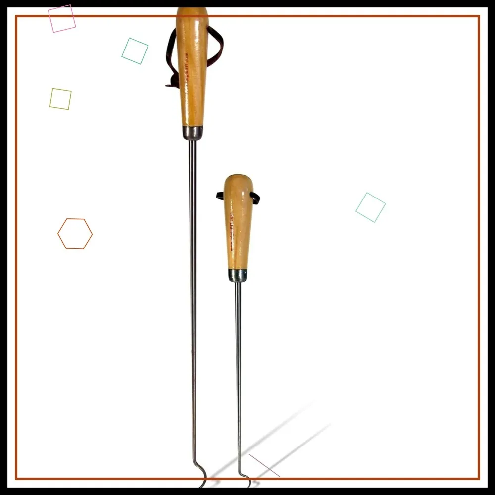 

Stainless Steel Food Flipper with Hardwood Handle, Blister Pack Combo for Easy Cooking