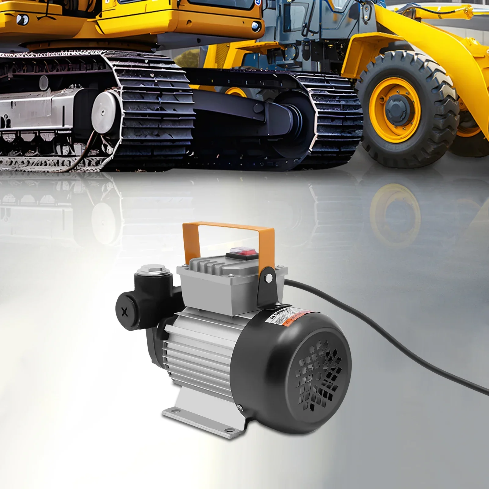 

AC 110V 550Watts Self Priming Electric Oil Pump Transfer Fuel Diesel Low Noise with Portable Handle