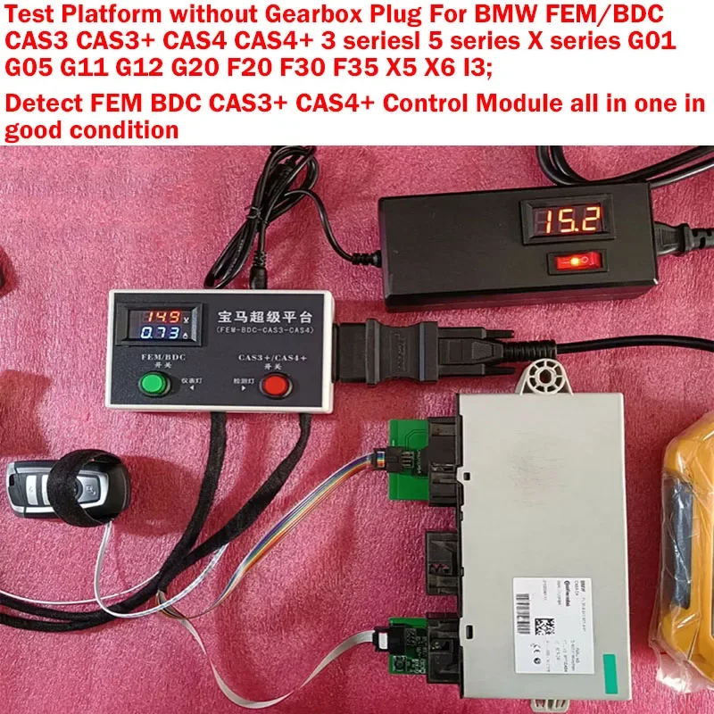 Super Test Platform for BMW For FEM BDC CAS2 CAS3 CAS4 Module For VVDI2 IM508 CGDI Explorer All in One Programming Tool