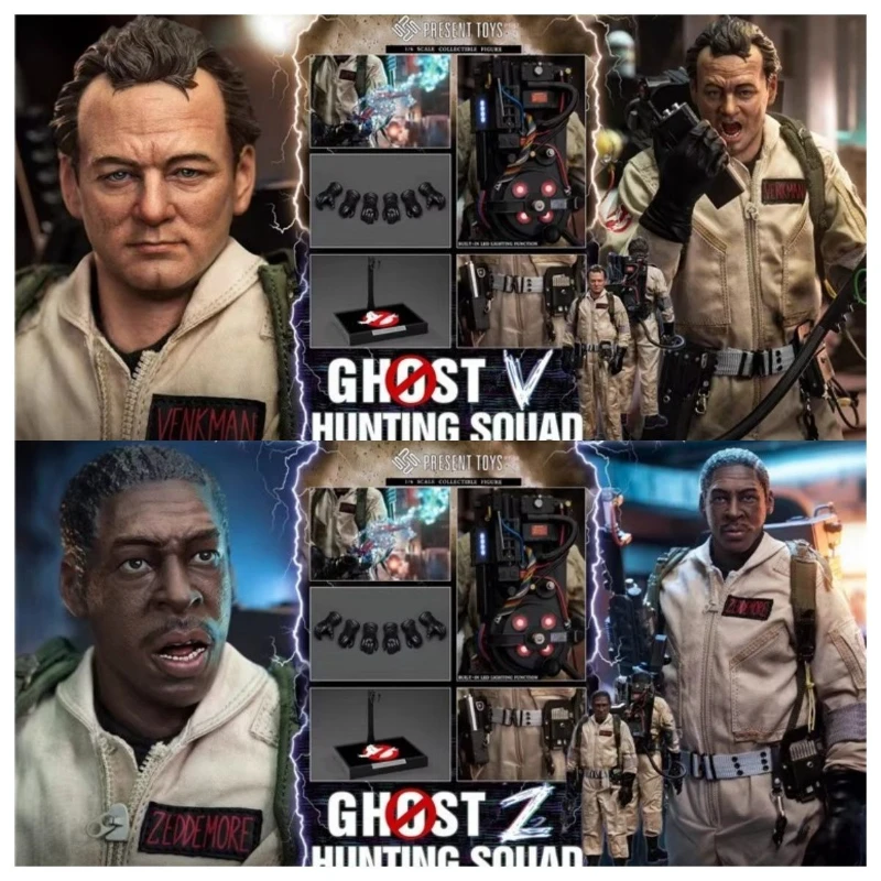 

PRESENT TOYS 1/6 Ghost Catching Squad Agent PT-sp57-sp58 Action Doll Model