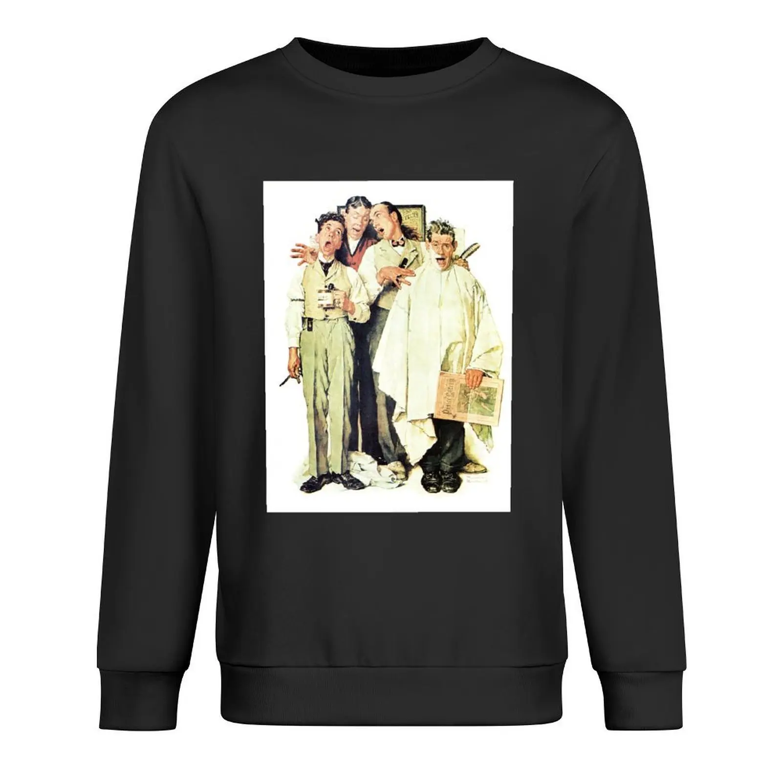 

Barbershop Quartet 1936 Norman Rockwell Pullover men clothing men's autumn clothes anime clothes men clothes hooded sweatshirts