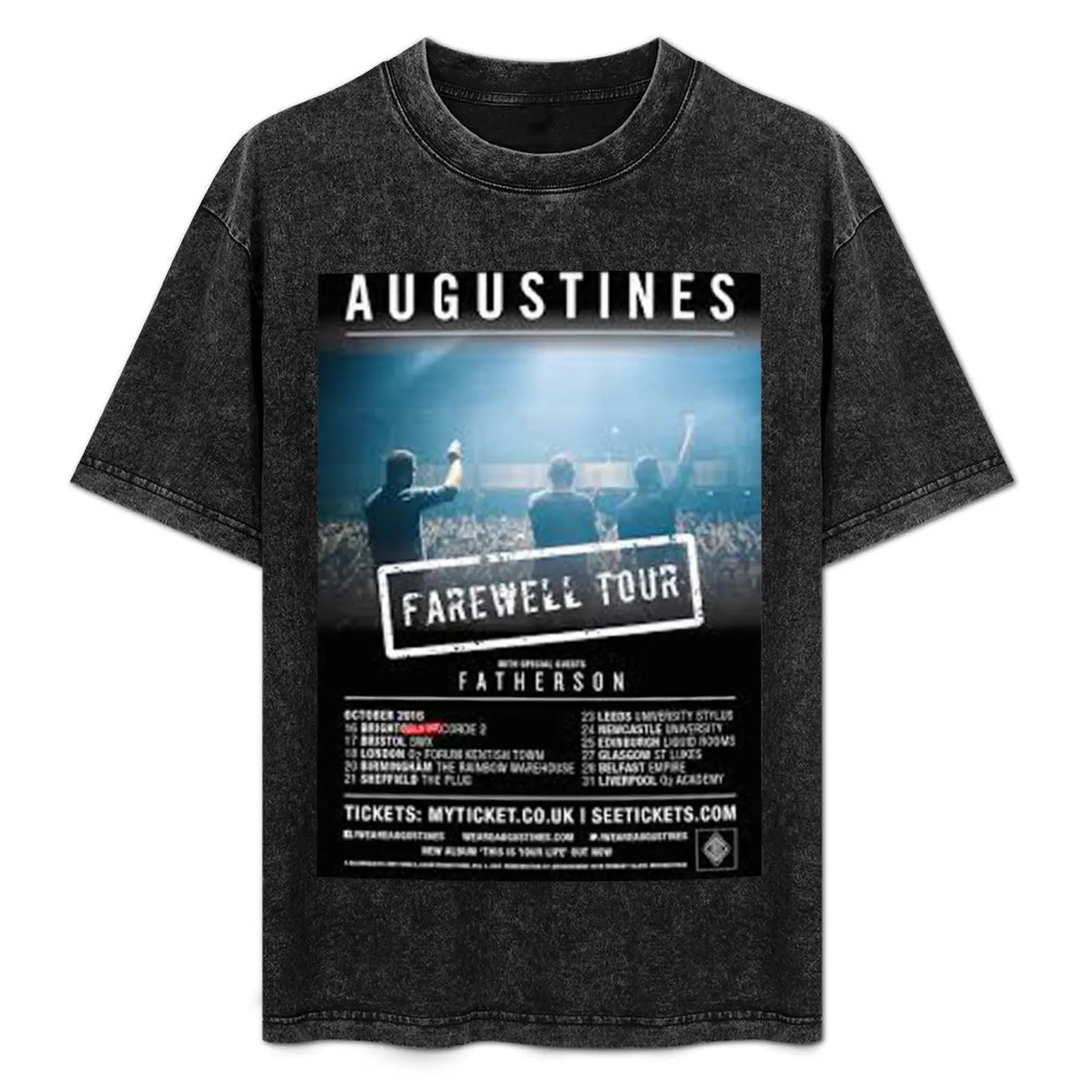 

Augustines tour 2016 T-Shirt Urban Style Casual Short Sleeve Top