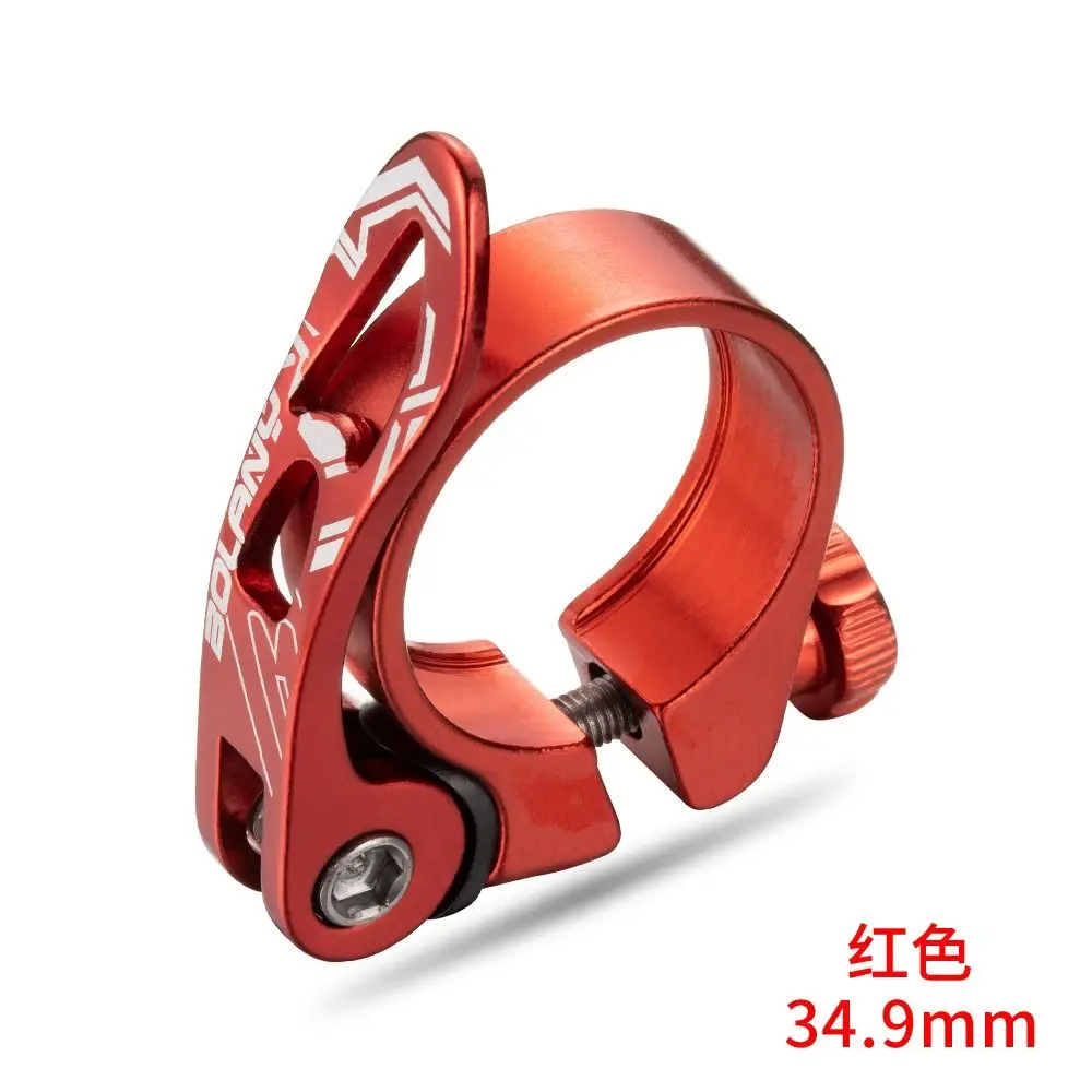 Aluminum Alloy MTB Bike Seatpost Clamp Ultralight Black/Blue/Red/Golden Bicycle Seat Clamp Bike Seatpost Clamp Mountain Bike
