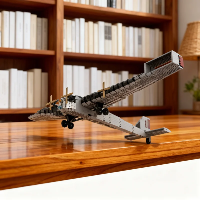 

3713pcs MOC Junkers G38 Airport Model Building Blocks DIY Gift Creative Collectible Display Decor Premium Adult Kids Desk Home