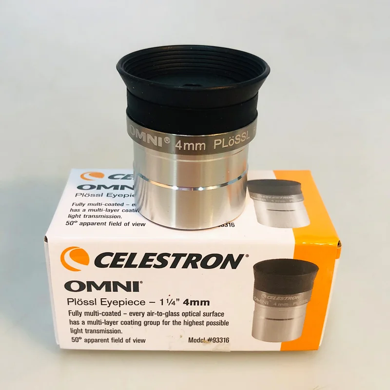

Аксессуар Celestron, окуляр 4 мм для астрономического телескопа Celestron Omni серии 1-1/4, окуляр 4 мм