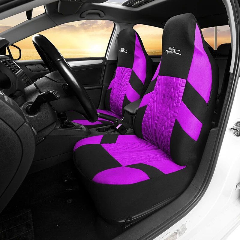 AUTOYOUTH 2-teilige Autositzbezüge im Bucket-Tire-Stil für MAZDA, für MICROCAR, für MITSUBISHI, für Mercedes-Benz, für PEUGEOT, für Ford – Detail 7