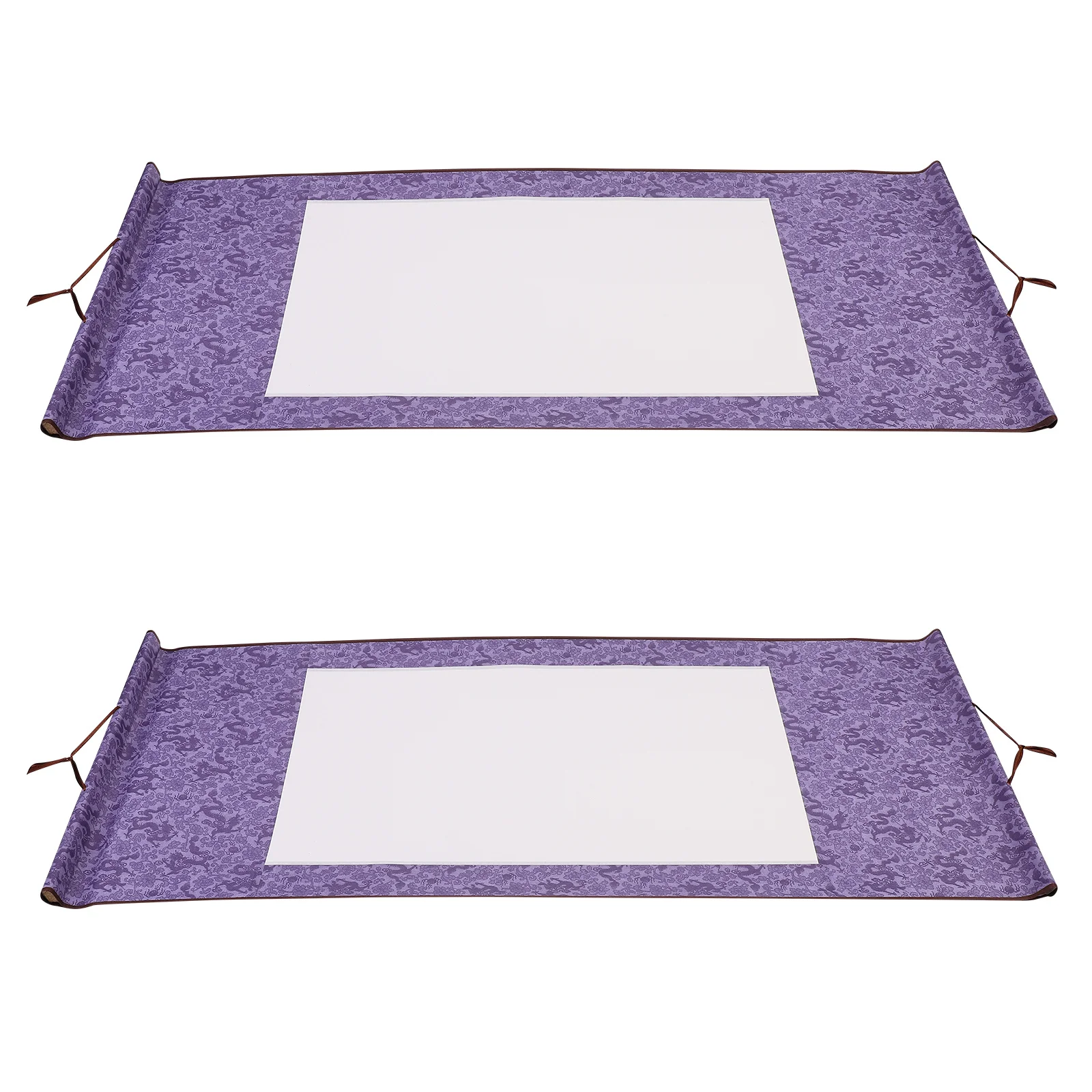 2pcs Blank Hanging Paper For Chinese Calligraphy Painting Mini Mounting Kids Art Craft Kit Calligraphy Scroll Chinese Painting