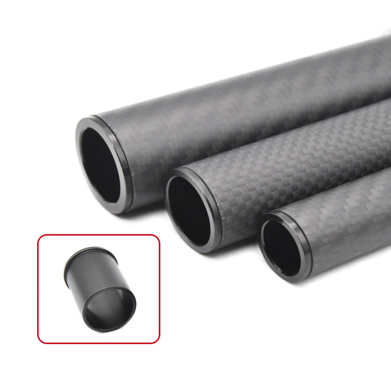 

Carbon Fiber Tube Reinforced Sleeve Metal Aluminum Alloy 40×35×36×37/ 30×28×27×26/25×23/20×18/16×14mm Protect The Wires