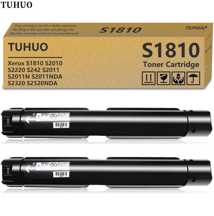 

2PCS/4PCS S1810 Black Toner Cartridges Compatible for Xerox S1810 S2010 S2220 S2420 S2011 S2011N S2011NDA S2320 S2520NDA Printer
