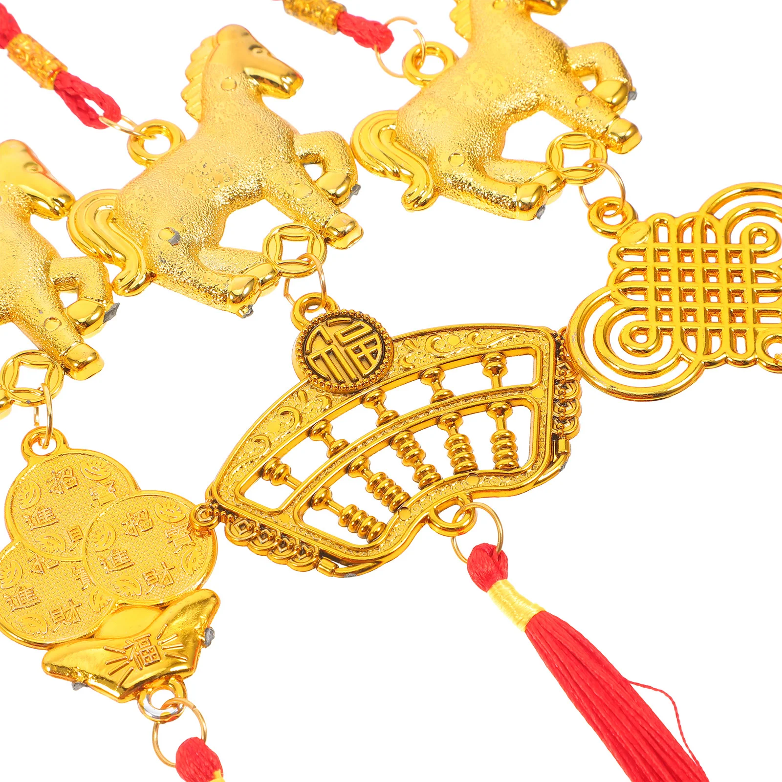 8 قطعة الحلي السنة الصينية الجديدة مهرجان الربيع زينة معلقة داخلي في الهواء الطلق المنزل مكتب الحفلات الاحتفال #6