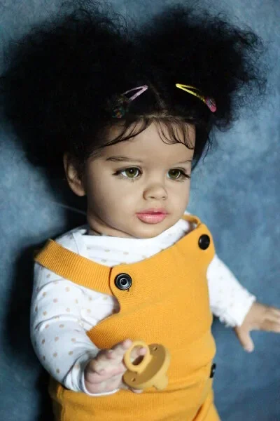 SINO-BB 26inch Reborn Baby Pippa FBBD Best Artist Already Finished Doll With Hand-Rooted Hair Huge Standing Girl