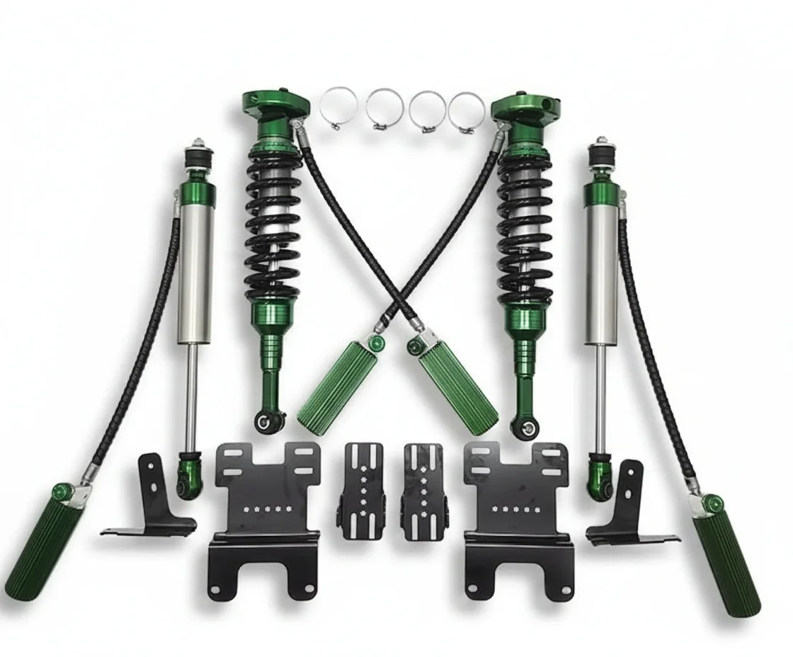 

4X4 Cross-country Land Patrol Kuluze LC200 Double Oil Road 2-inch Compression Rebound 24-segment Adjustable 2.5 Pipe Diameter Cu