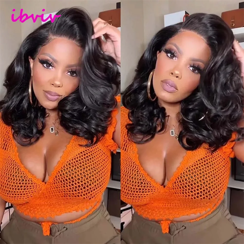 الشعر الخام الفيتنامية 250 الكثافة 100% الشعر البشري 13x4 الدانتيل الباروكات الأمامية نطاط موجة فضفاضة موجة بوب شعر مستعار الدانتيل الجبهة خصلات الشعر المستعار الإنسان