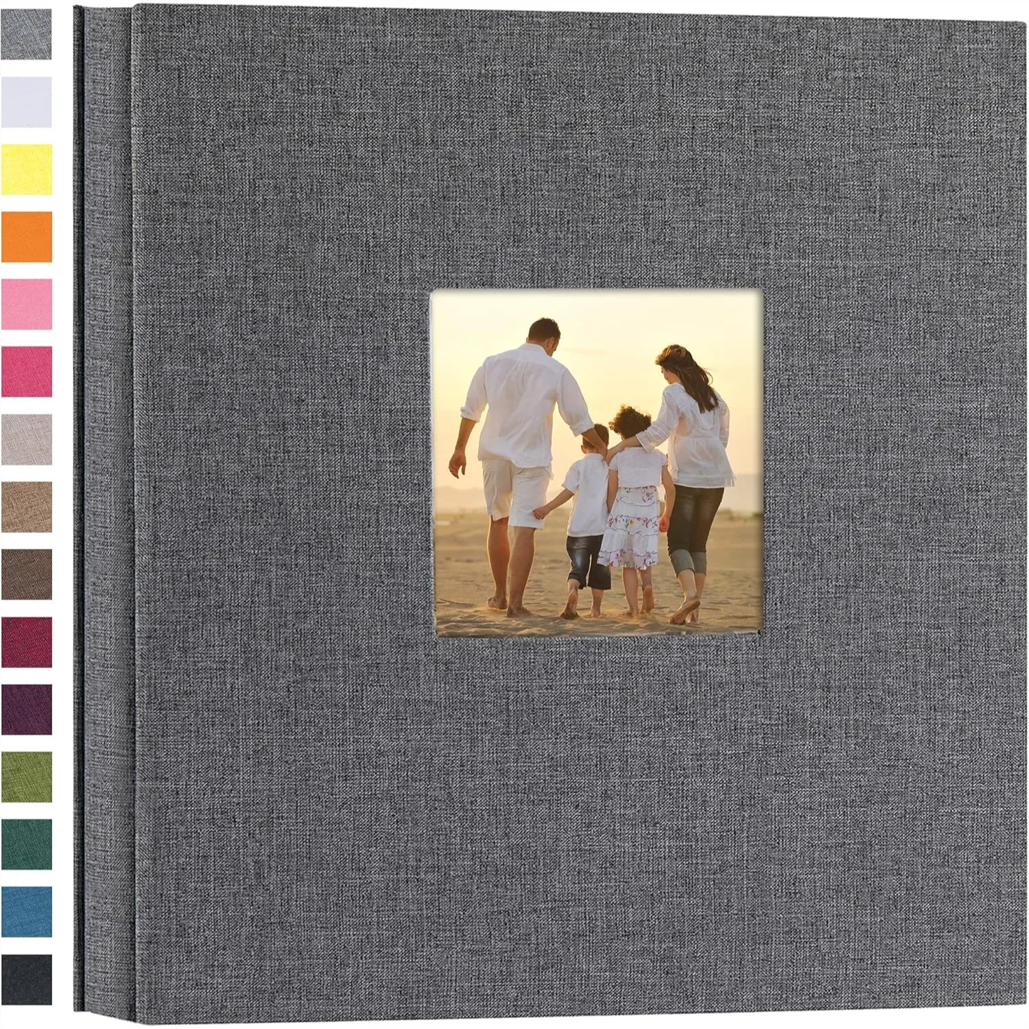 

Linen Hardcover Photo Album 4x6 600 Photos Large Capacity For Family Wedding Anniversary Baby Vacation