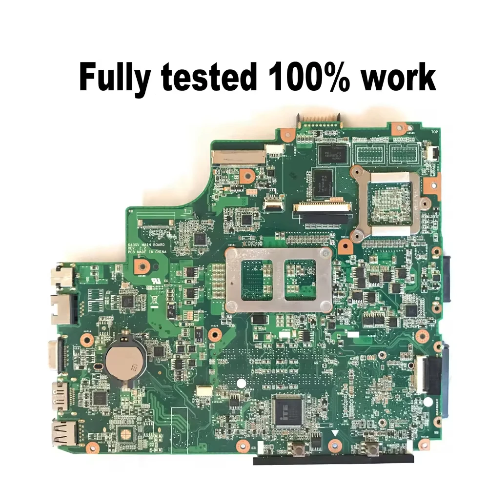 Imagem -02 - Laptop Mainboard Totalmente Testado para Asus K43s K43sj K43sv K43sm A43s X43s Gt520m Gt540m Gt630m Gpu Hm65 Ddr3