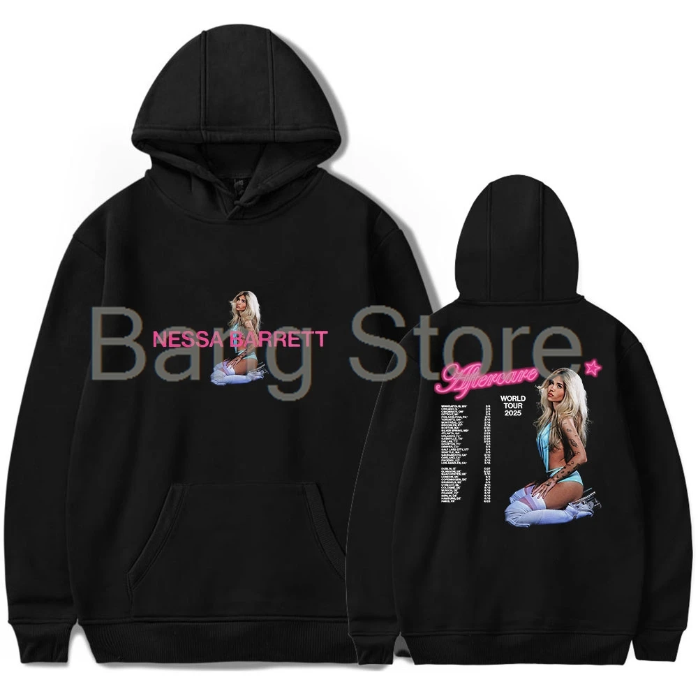 Nessa Barrett Aftercare World Tour Hoodie Sweatshirt Women Men Long Sleeve Fashion Pullover Unisex Clothes