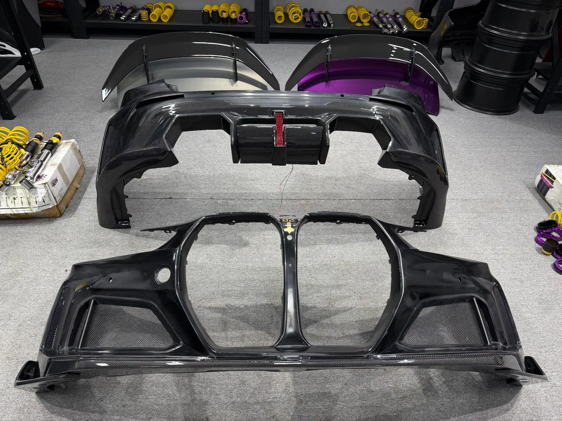 apply to G8X M3 M4 carbon fiber front and rear bumpers for all models