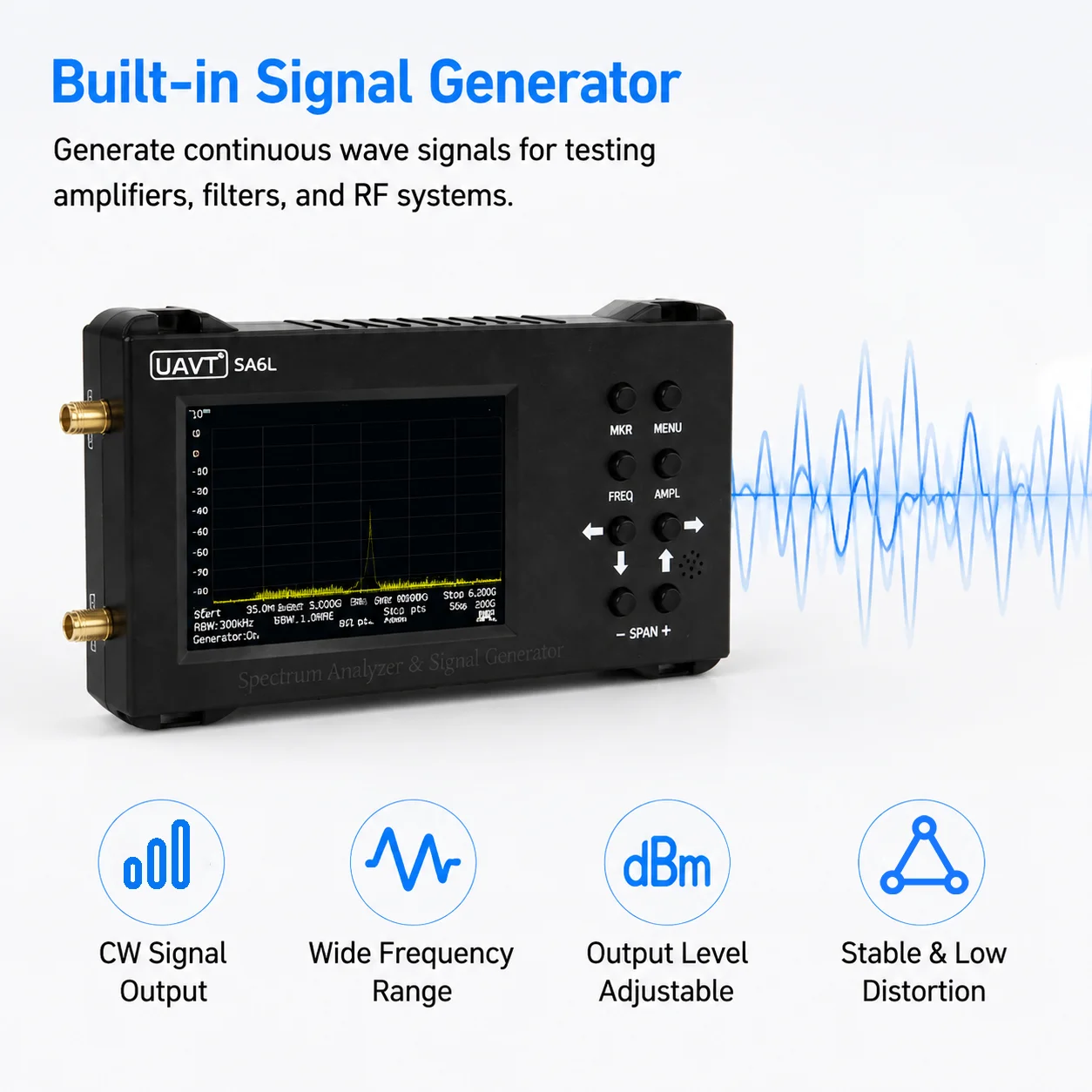6G Portable Spectrum Analyzer - Signal Generator Spectrum Analyzer recension och pris