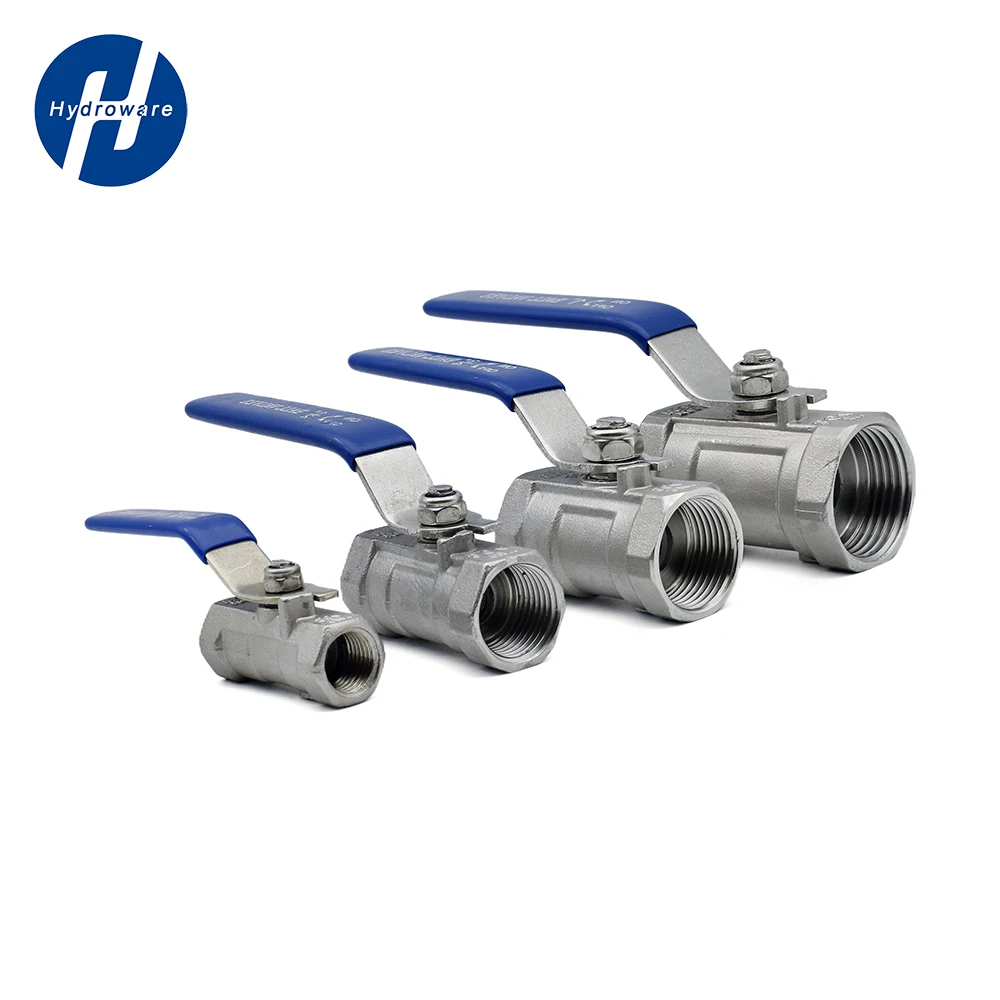 

BSPT SS304/316L Stainless Steel One Piece Pipe Female Threaded Sanitary ON-OFF Straight Ball Valve 1/4" 3/4" 1" 1-1/4" 1-1/2 "